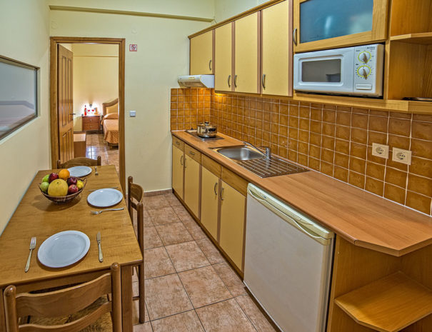 Blue Aegean Hotel & Suites in Gouves - Family Two Bedroom Suite Kithen
